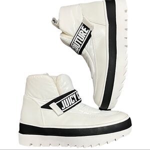 Juicy Couture White Platform Shoe Boot